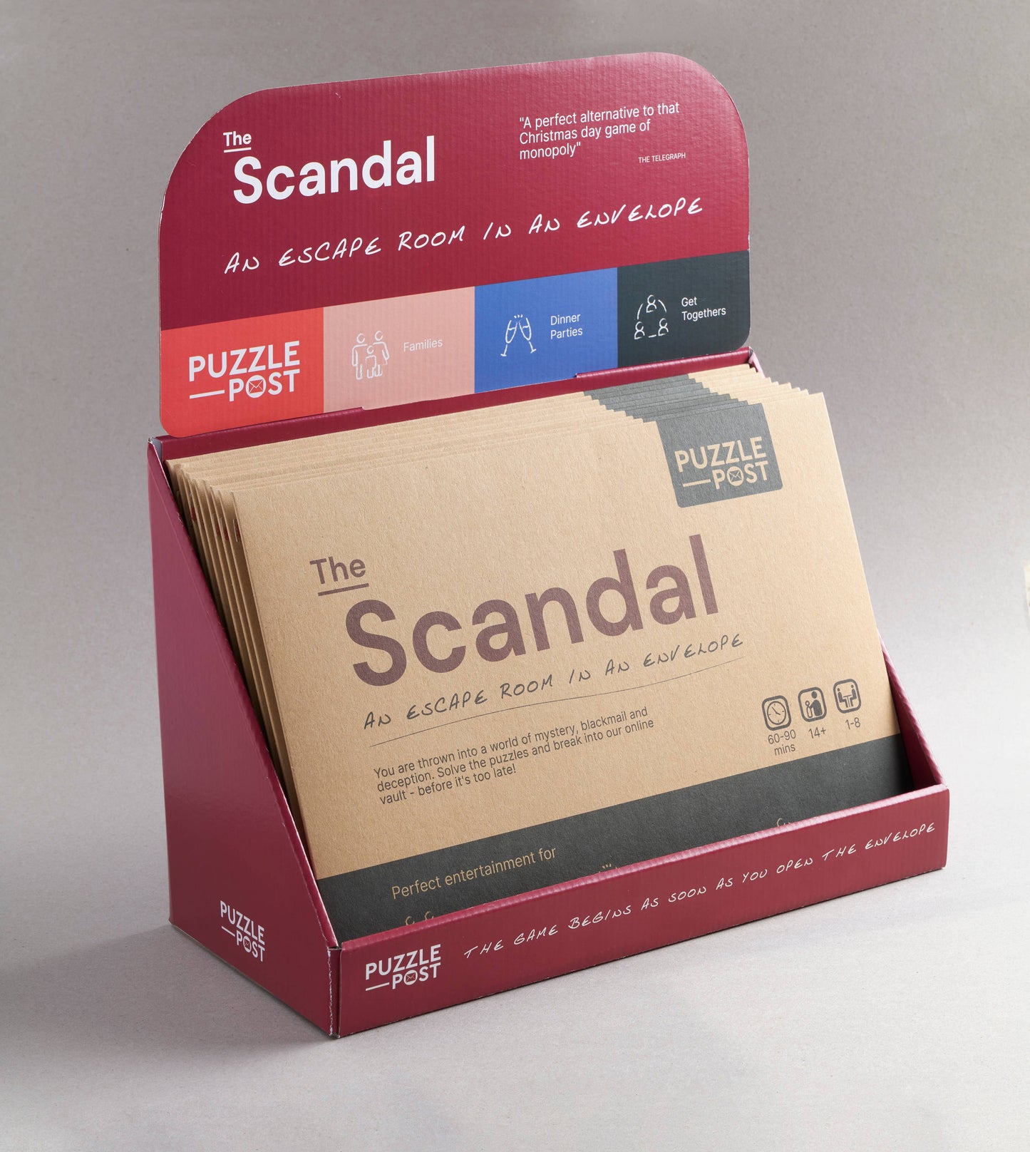 The Scandal - Escape Room in An Envelope: Dinner Party Board Game