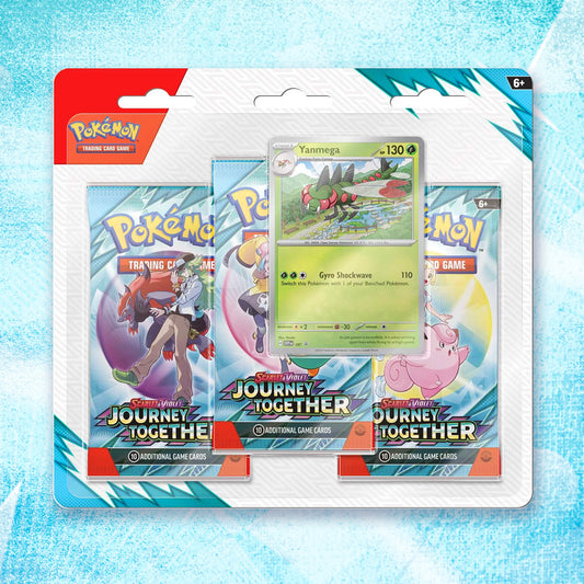 Pokemon TCG: Scarlet & Violet 9 – Journey Together - 3-Pack Blister - Yanmega