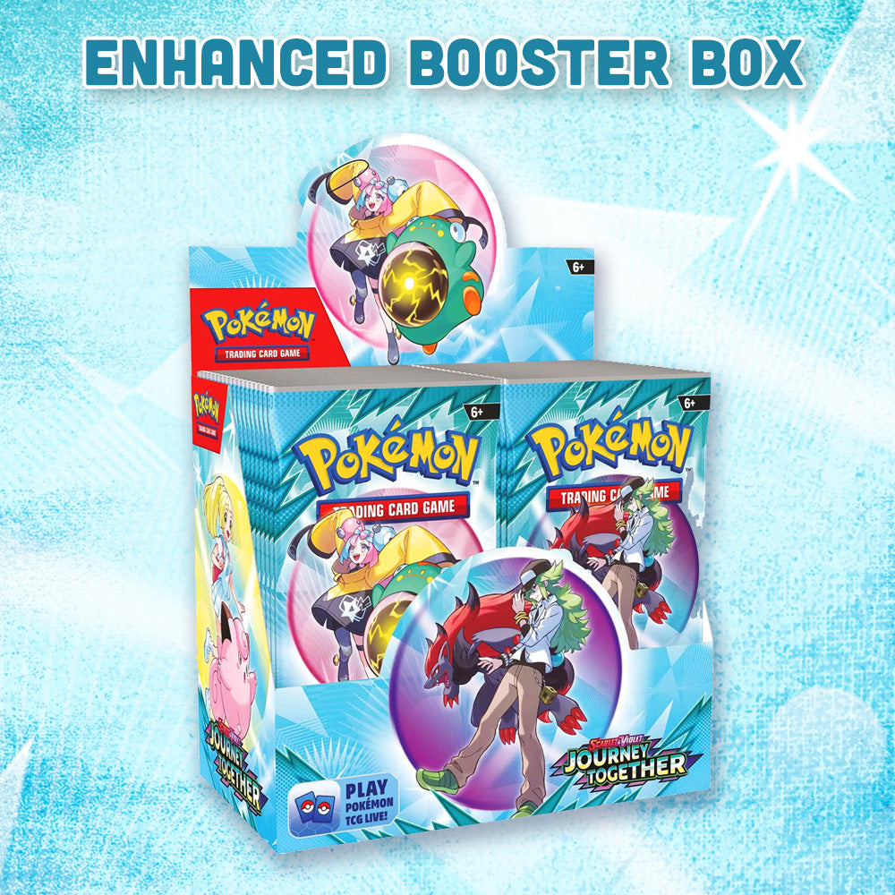 Pokémon TCG: Scarlet & Violet 9 - Journey Together Enhanced Booster Display Box