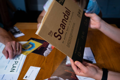 The Scandal - Escape Room in An Envelope: Dinner Party Board Game