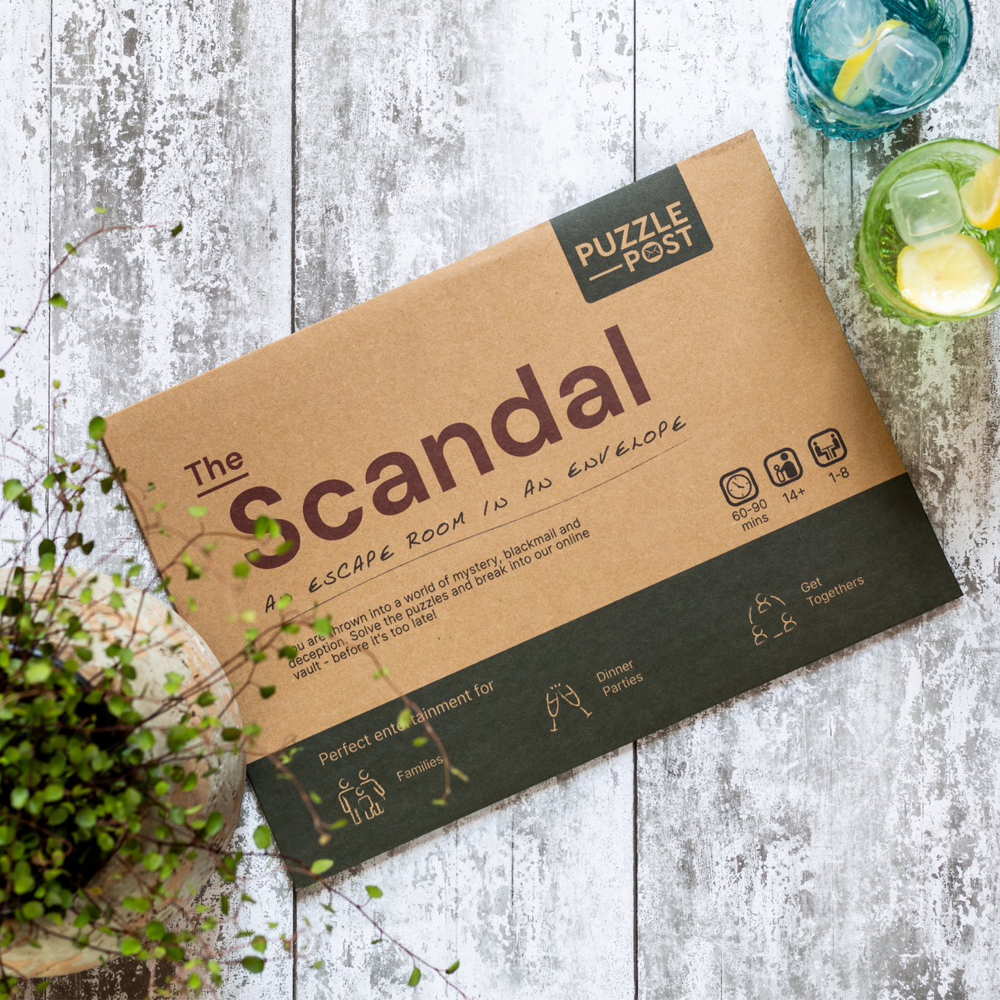 The Scandal - Escape Room in An Envelope: Dinner Party Board Game