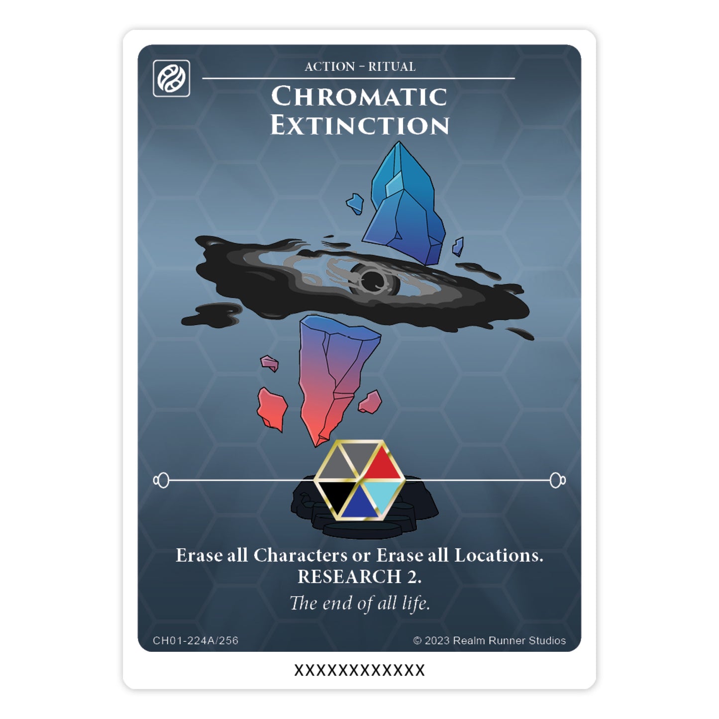 Achroma Single - Chromatic Extinction Alt Art