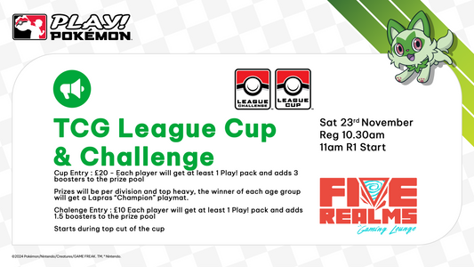 Five Realms Pokémon League Cup & Challenge Double 23/11/24