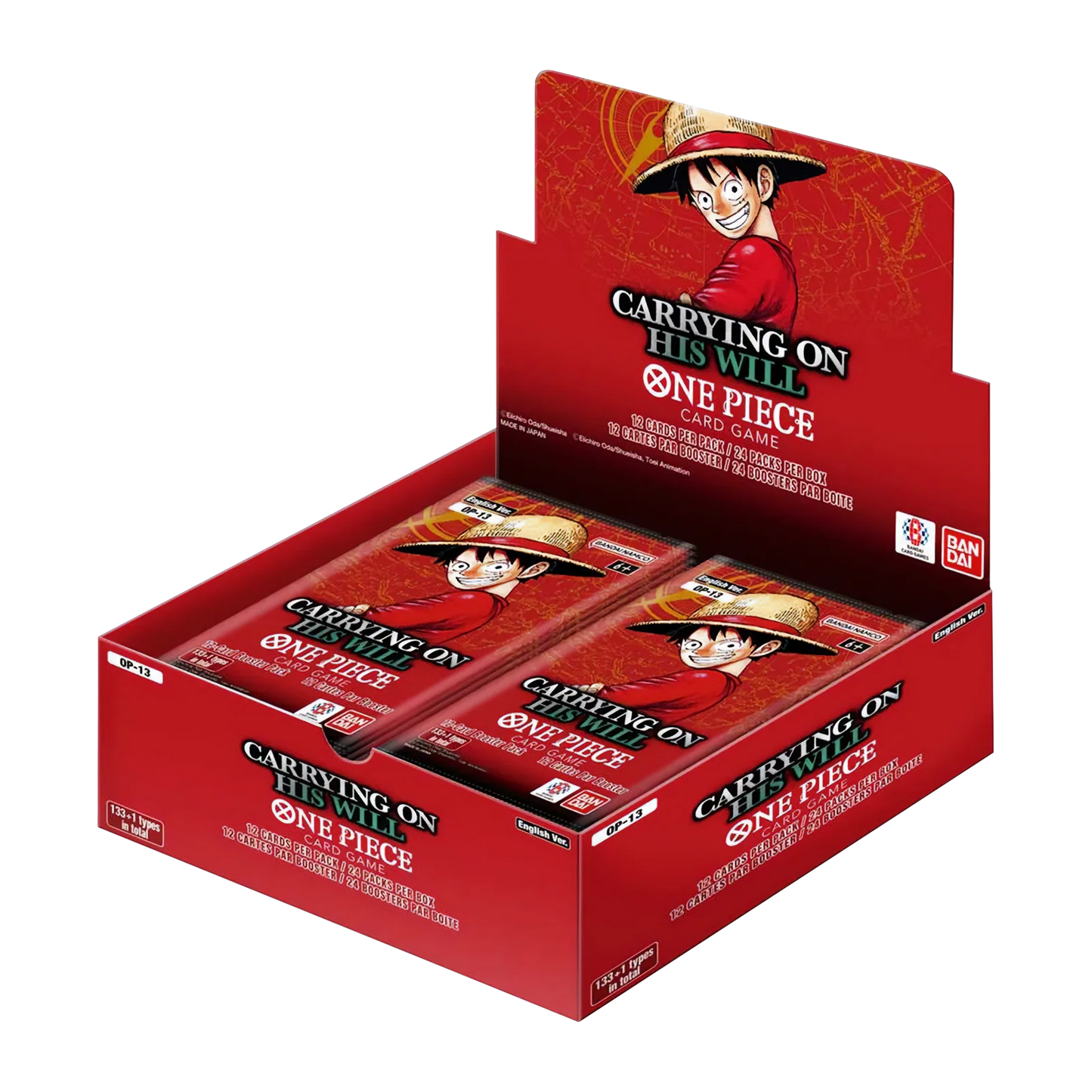 One Piece Card Game: Booster Box - Carrying on his will